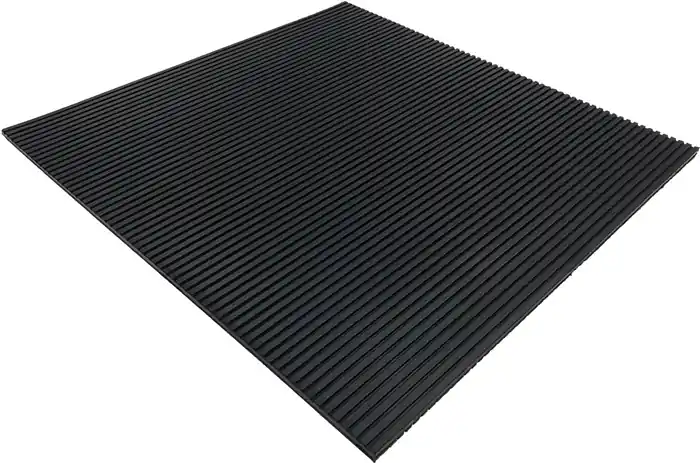 Preisknaller Antivibrationsmatte B.0,5m L.0,5m D.10mm schwarz NR/SBR o.Gewebeeinlage