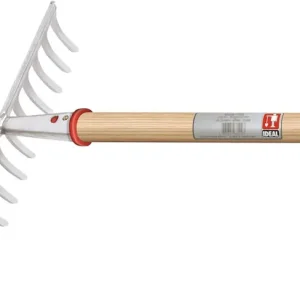 Gartenrechen Arbeits-B.428mm 16 Zinken m.konischer Dülle,o.Stiel IDEAL Preis Gesenkt
