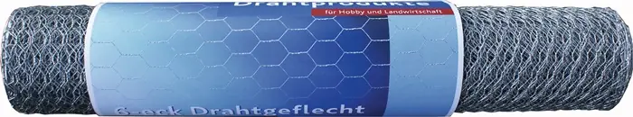 Direkt Vom Hersteller Maschendrahtgeflecht L.10 m,H.1m 6-eck Geflecht,verz.Maschw.13mm
