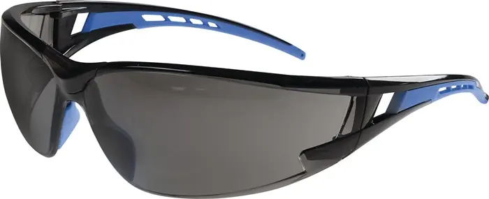 Schutzbrille Falcon 2 EN 166 Bügel blau,Scheibe getönt PC Günstig