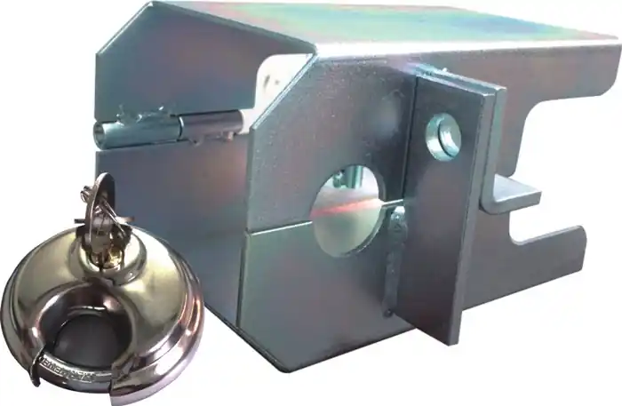 Ausverkauf Anhänger-Kastensicherung STA verz.L190xB125xH114mm G.1,9kg silber Krt.