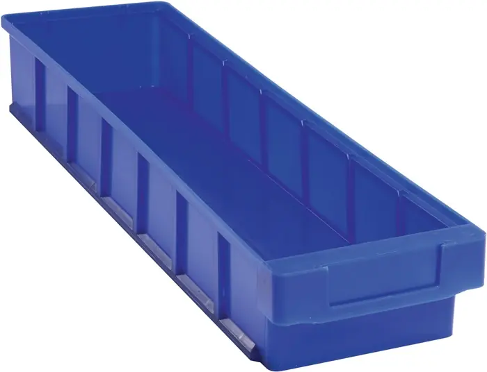 Regalkasten VKB L600xB152xH83mm blau PP LA-KA-PE VE: 10 Stück Abverkauf