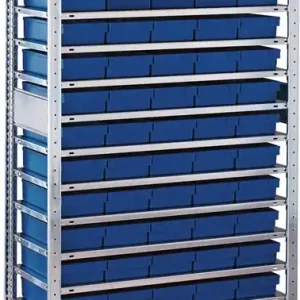 Sale Steckregal H2000xB1000xT400mm Grundregal 16 Stahlböden 75xL 400mm blau