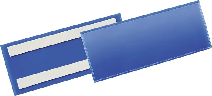 Preiswert Etikettentasche B210xH74mm blau selbstkl.50St./Pack DURABLE