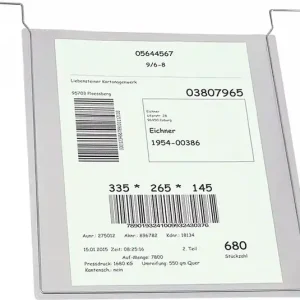 Mega-Angebot Dokumententasche B280xH325mm DIN A4 hoch m.flex.Drahtbügel EICHNER VE: 10 Stück