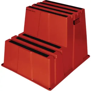 Neue Kollektion Schwerlasttritt Stufen 2 Plattform-H.500mm Ku.rot