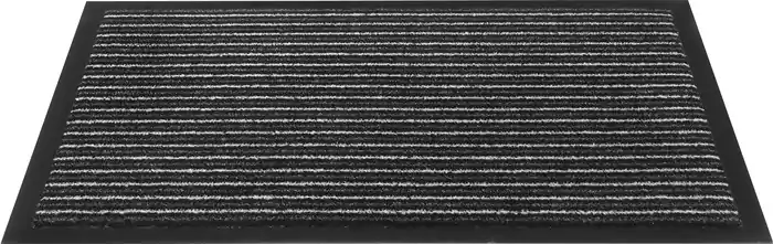 Fußmatte gestreift anthrazit PP L400xB600xS5mm Schnäppchen