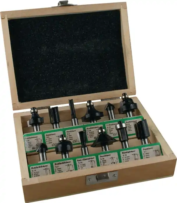 Fräsersatz 973CT12A05 HM Schaft-D.8mm 12-tlg. Zertifiziert