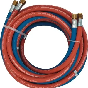 Rabatt Autogengasschlauch L.10m ID 6/9mm Wandst.5/3,5mm blau/rot