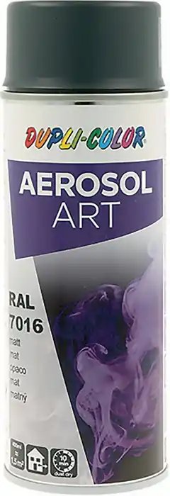 Neu Im Sortiment Buntlackspray AEROSOL Art grau ma RAL 7016 400ml Spraydose VE: 6 Stück