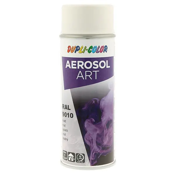 Neue Ware Buntlackspray AEROSOL Art reinweiss ma RAL 9010 400ml Spraydose VE: 6 Stück