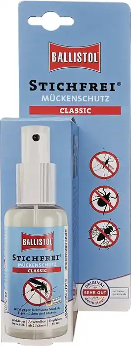 Neu Mückenschutz Stichfrei 100ml Pumpsprüher BALLISTOL