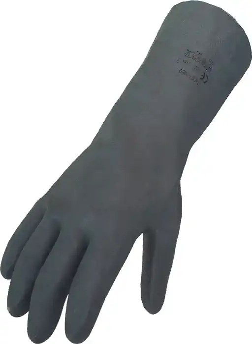 Bestseller Chemiehandschuh Gr.10 schwarz EN 388,EN 374 PSA III ASATEX VE: 10 Paare