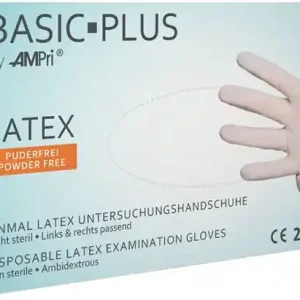 Neuheit Einw.-Handsch.Basic Plus Gr.XL hellbeige Latex EN 455 PSA I 100 St./Box AMPRI