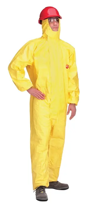 Schutzanzug Tychem® 2000 C Gr.XXL gelb PSA III DUPONT Neue Kollektion