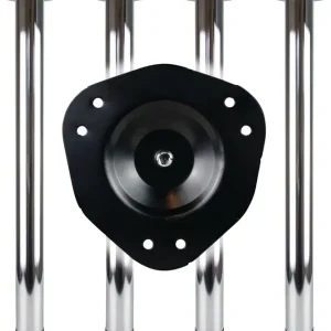 Zertifiziert Tischbein-Set schwarz 60mm H.710mm Platten-Befestigung BMB