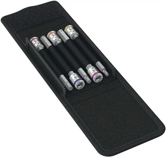 Versand Am Gleichen Tag Steckschlüsselsatz 8740 A HF 1 5-tlg.1/4 Zoll 4-8mm f.i6-KT.-Schr.WERA