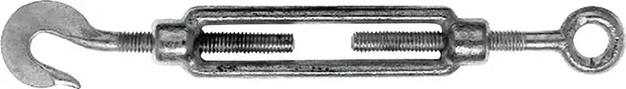 Spannschloss DIN 1480 M20 L.367-497mm m.Hak.u.Öse ZN VE=5 St. Billig