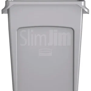 Wertstoffsammler 60l H635xB279xT558mm grau m.Lüftungskanälen RUBBERMAID Neu
