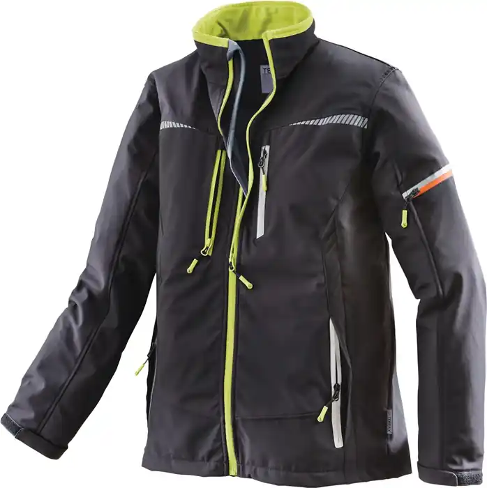 Saisonangebot Softshelljacke Terrax Workwear Gr.L schwarz/limette TERRAX