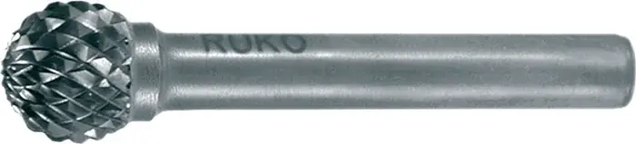 Zertifiziert Frässtift KUD Schaft-D.6mm D.8mm Kopf-L.7,2mm HM Blank Verz.KVZ 4 RUKO