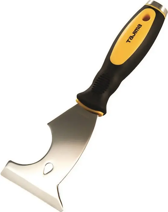Neu Multifunktionsspachtel B.75mm VA m.Multifunktionsklinge 2-K-Griff TAJIMA