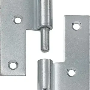 Sonderangebot Türaufschraubband STA li.80x72mm DIN L blau verz.fester Stift VORMANN VE: 10 Stück
