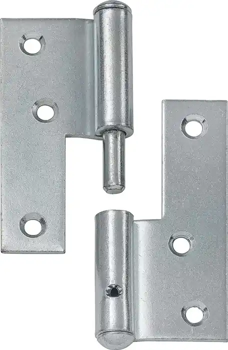 Sonderangebot Türaufschraubband STA li.80x72mm DIN L blau verz.fester Stift VORMANN VE: 10 Stück
