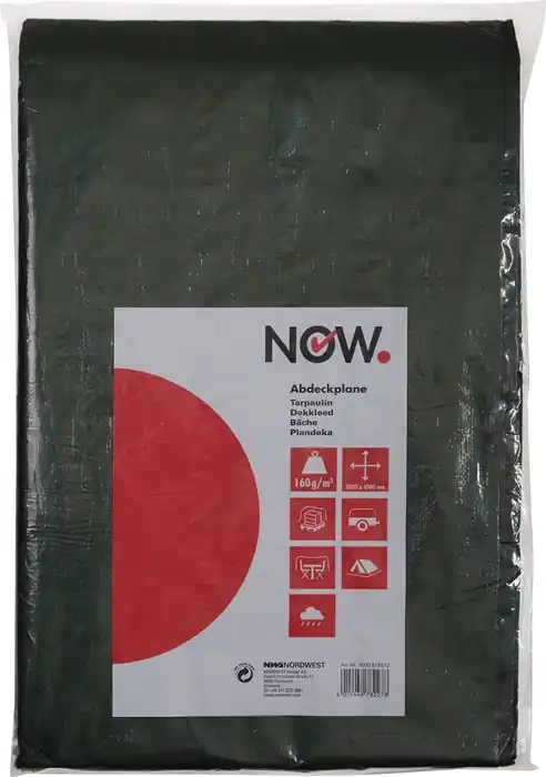 Gewebeplane Super Tarp B.3000xL.5000mm olivgrün G.160g/m² Abverkauf