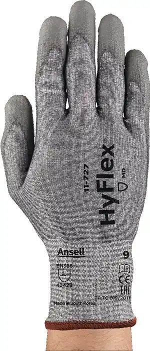 Schnittschutzhandschuhe HyFlex® 11-727 Gr.7 grau EN 388 PSA II VE: 12 Paare Begrenztes Angebot
