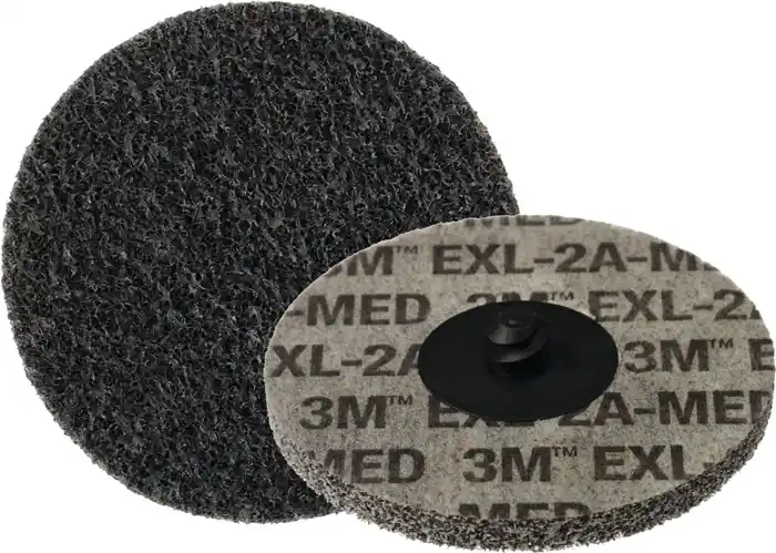 Vlieskompaktscheibe Scotch Brite™ XL-DR D.50,8mm medium grau 22100min-¹ 3M VE: 15 Stück Top-Preis