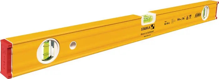 Letzte Chance Wasserwaage 80 AS-2 60cm Alu.gelb ± 0,5 mm/m STABILA
