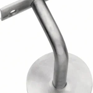 Handlaufträger VA ma D.Wandplatte 60mm gewölbte Auflage INTERSTEEL Nur Heute