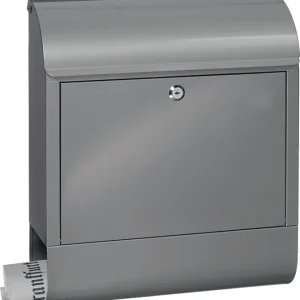 Schneller Versand Briefkasten Scandic 825 Si H.460mm B.380mm T.125mm silb. STA DIN C4 BURG-WÄCHTER