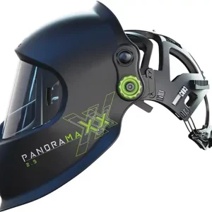 Schneller Versand Schweißerschutzhelm Panoramaxx 2.5 schwarz 180x120mm DIN 5-12 Krt.OPTREL