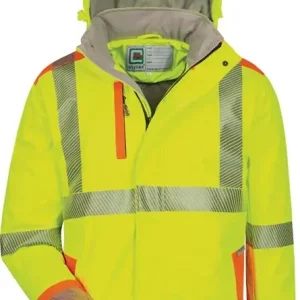 Warnschutzsoftshelljacke Rickmer Gr.XXXL gelb/orange ELYSEE Sichere Zahlung