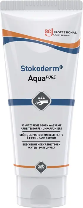 Schnäppchen Hautschutzcreme Stokoderm® Aqua PURE 100ml silikon-/parfümfrei
