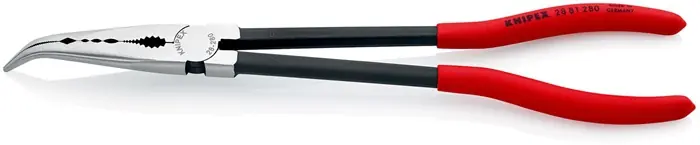 Montierzange L.280mm pol.Ku.-Überzug Spitze 45Grad geb.KNIPEX Billig