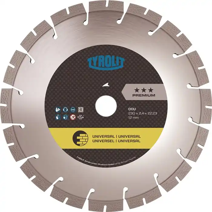 Nur Heute Diamanttrennscheibe DCU Premium D.115mm Bohr.22,23mm Bau univ.
