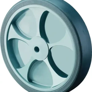 Angebot Ersatzrad D.200mm Trgf.220kg Gum.grau Achs-D.20mm Nabenl.60mm BS ROLLEN