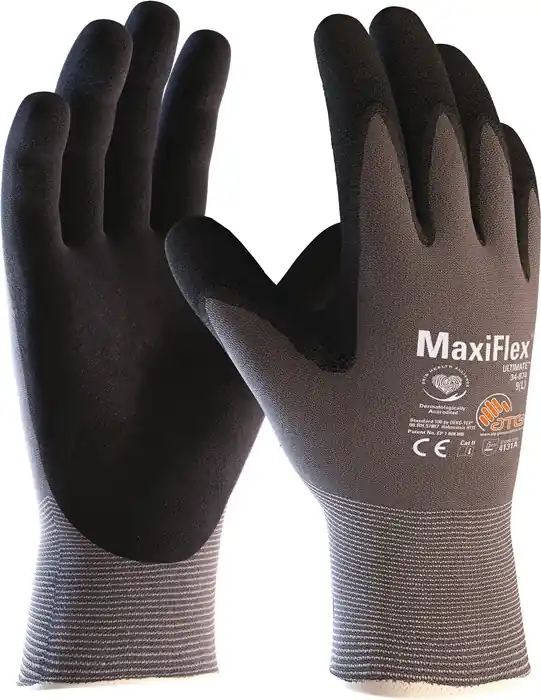 Handschuhe MaxiFlex® Ultimate™ 34-874 Gr.7 grau/schwarz Nyl.m.Nitrilmikroschaum VE: 12 Paare Jetzt Kaufen