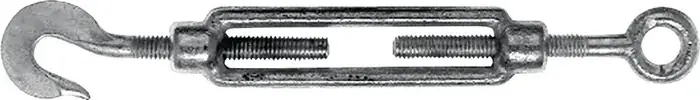 Jetzt Kaufen Spannschloss DIN 1480 M10 L.213-298mm m.Hak.u.Öse ZN VE: 10 Stück