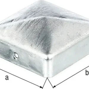 Pfostenkappe 90x90mm eck.flache Form TZN GAH VE: 10 Stück Sonderangebot