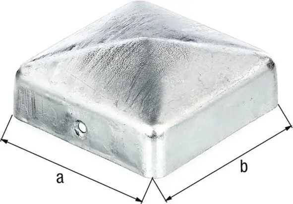 Pfostenkappe 90x90mm eck.flache Form TZN GAH VE: 10 Stück Sonderangebot