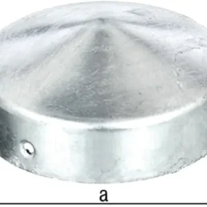 Pfostenkappe D.80mm rd.flache Form TZN GAH VE: 10 Stück Jetzt Kaufen