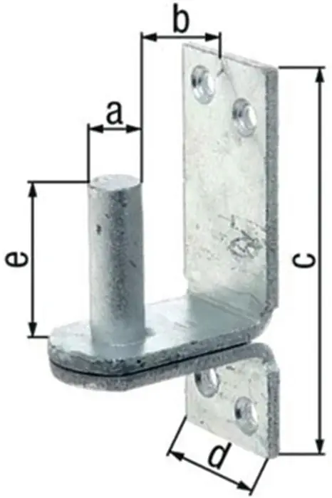 Markenware Kloben DII auf Platte 16x28mm TZN GAH