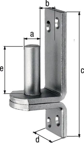 Kloben auf Platte 16x13mm VA GAH Bestpreis