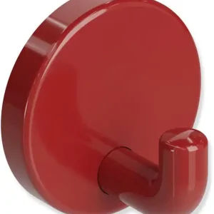 Zertifiziert Einzelhaken 801.90.010 einfach A.30mm PA rubinrot 33 D.40mm HEWI