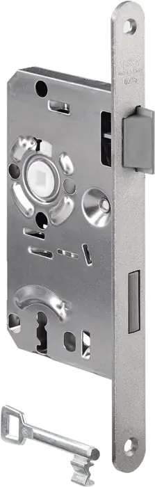 Zertifiziert ZT-Einsteckschl.0215 BB 18/ 55/72/8mm DIN R silber rd Kl 1 Ku.BKS