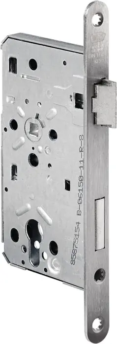 Behörden-Einsteckschloss 0615 PZW 24/55/72/8mm DIN R VA rd Kl 5 BKS Super-Preis